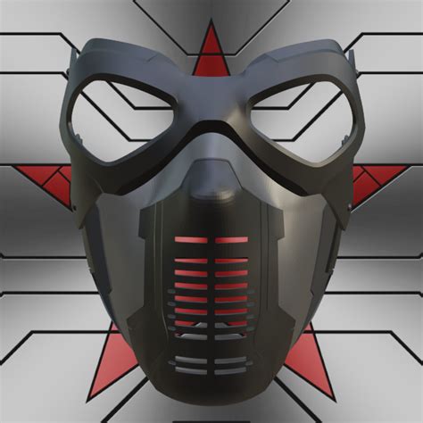 Winter Soldier Inspired Mask by Budwin .